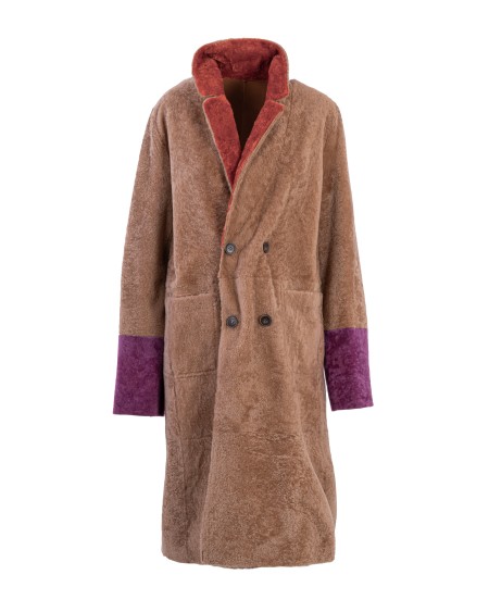 Shop BENEDETTA NOVI  Montone: Benedetta Novi montone reversibile.
Collo con rever.
Bottoni.
Tasche basse.
Collo e maniche a contrasto di colore.
Composizione: 100% Pelle.
Fabbricato in Turchia.. GOLI ASTRACAN ULT-C